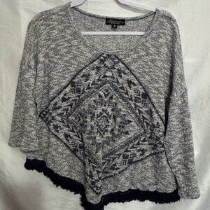 Absolutely Fabulous XL Women's Sweater with Fringe hem line.